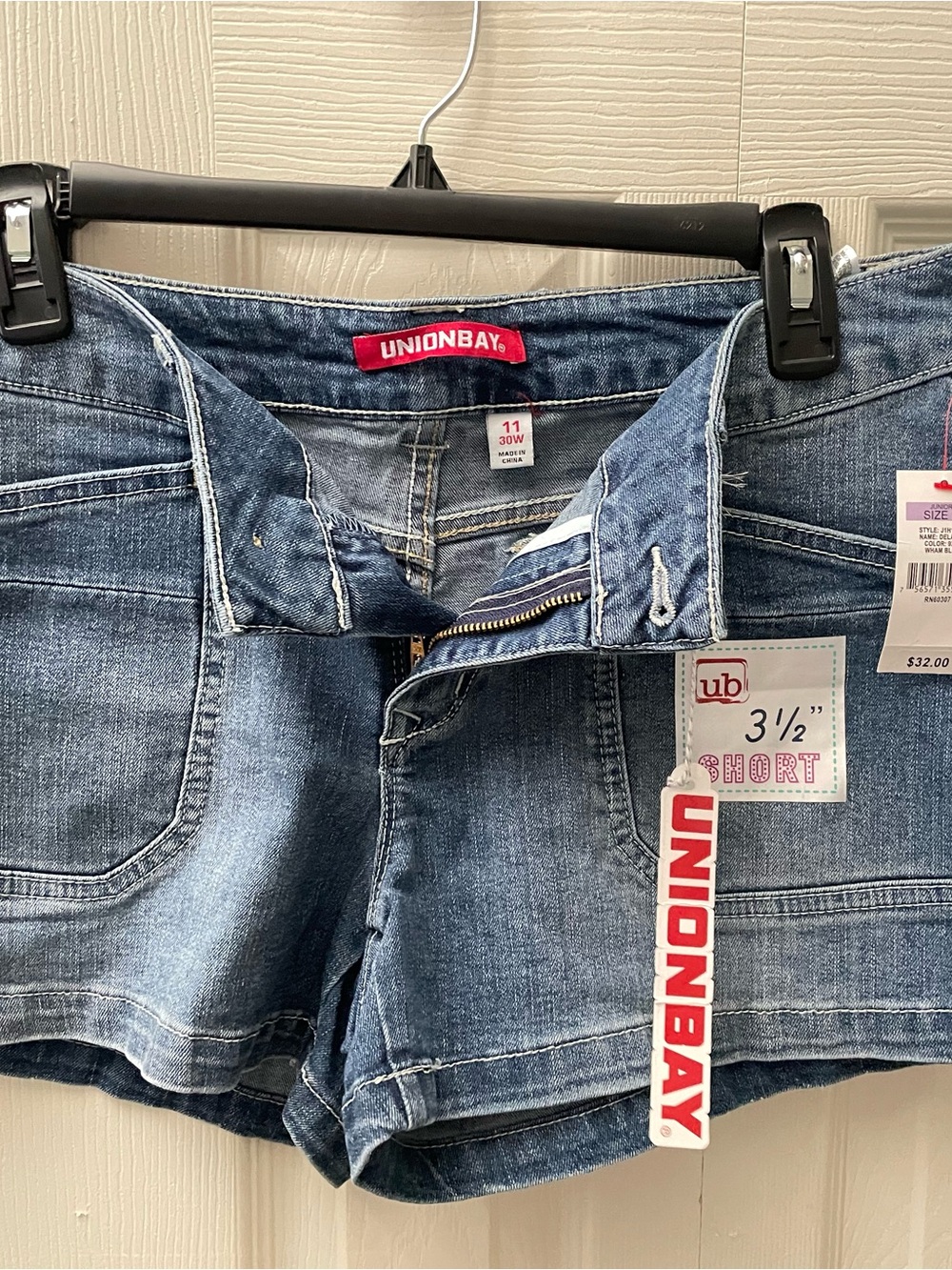 UNIONBAY Women's Denim Shorts in Blue Wash